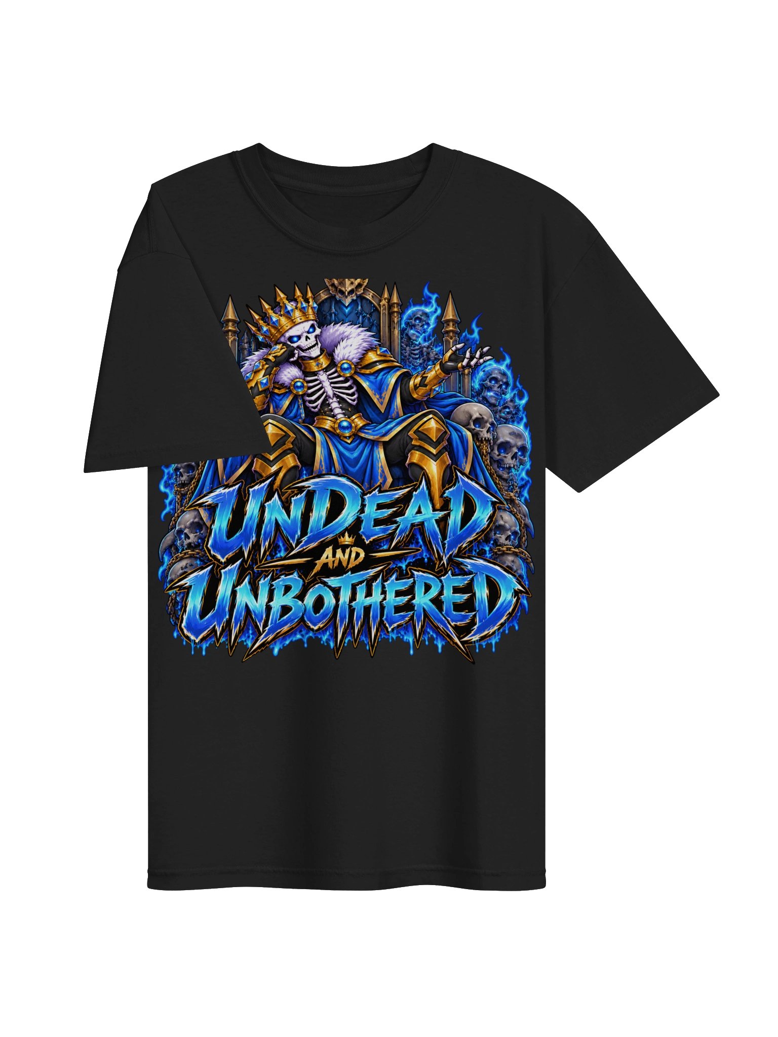 Undead And Unbothered Tee (Blue) product image (3)