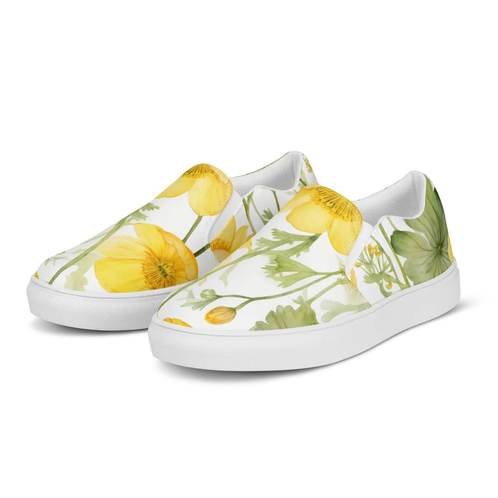Buttercups in Bloom Slip-On Canvas Shoes product image (3)