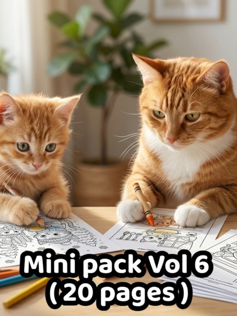Mini pack Vol 6: (20 Pages) Twinkle & Little Sue product image (1)