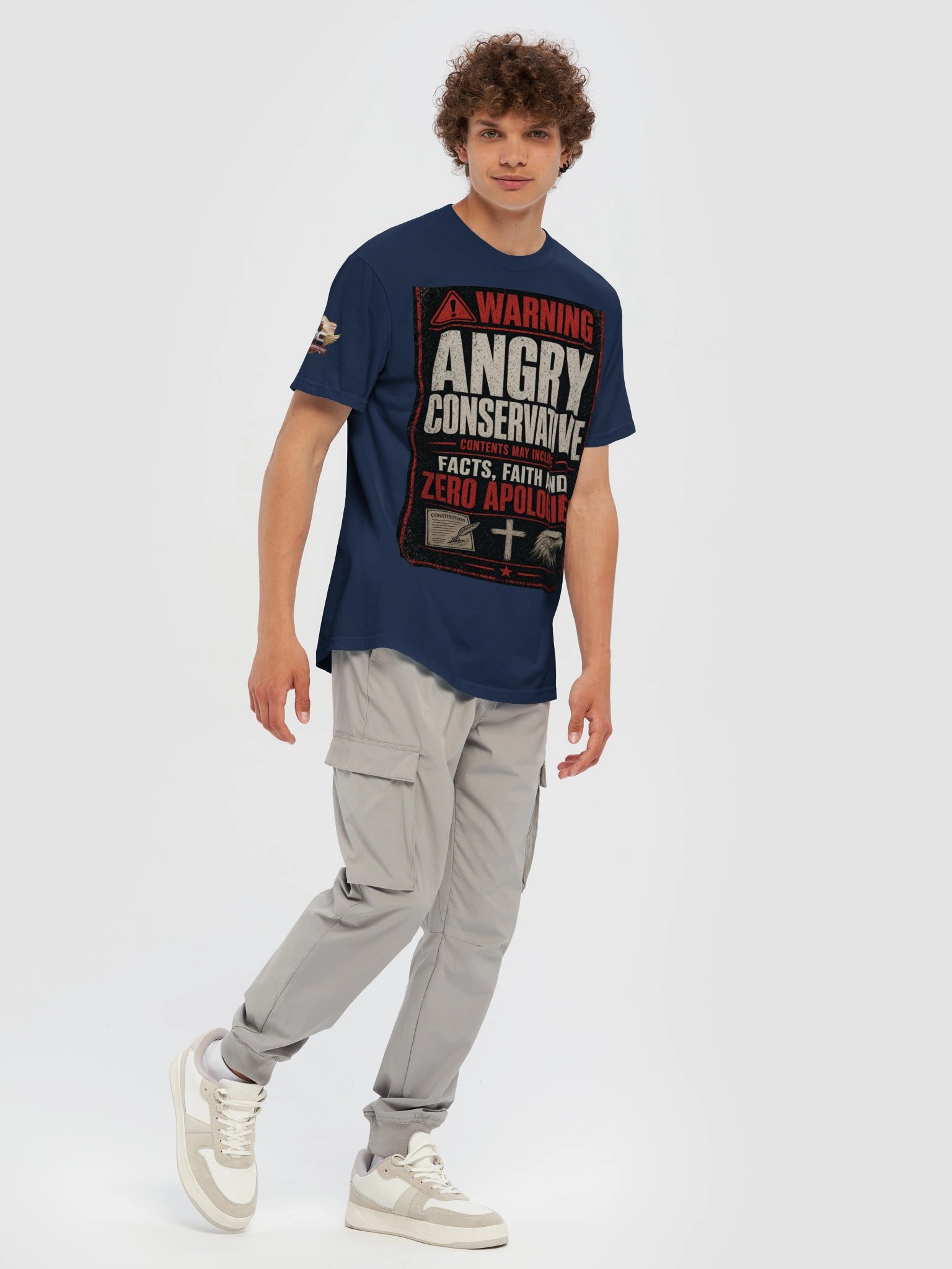 Warning T-shirt product image (7)