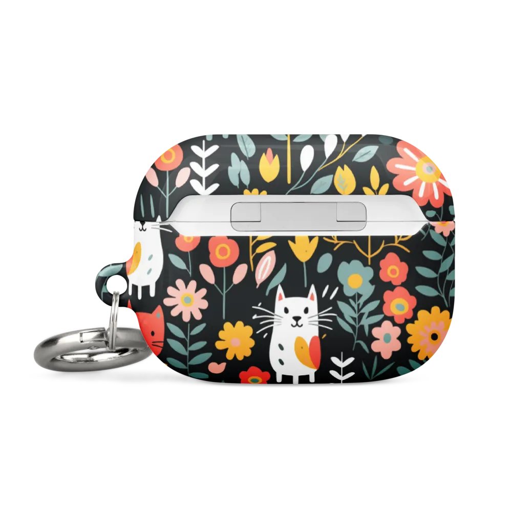 Whimsical Feline Garden All-Over Print AirPods® Pro Gen 1 and 2 Gen 1 and 2, Gen 3 Cases product image (3)