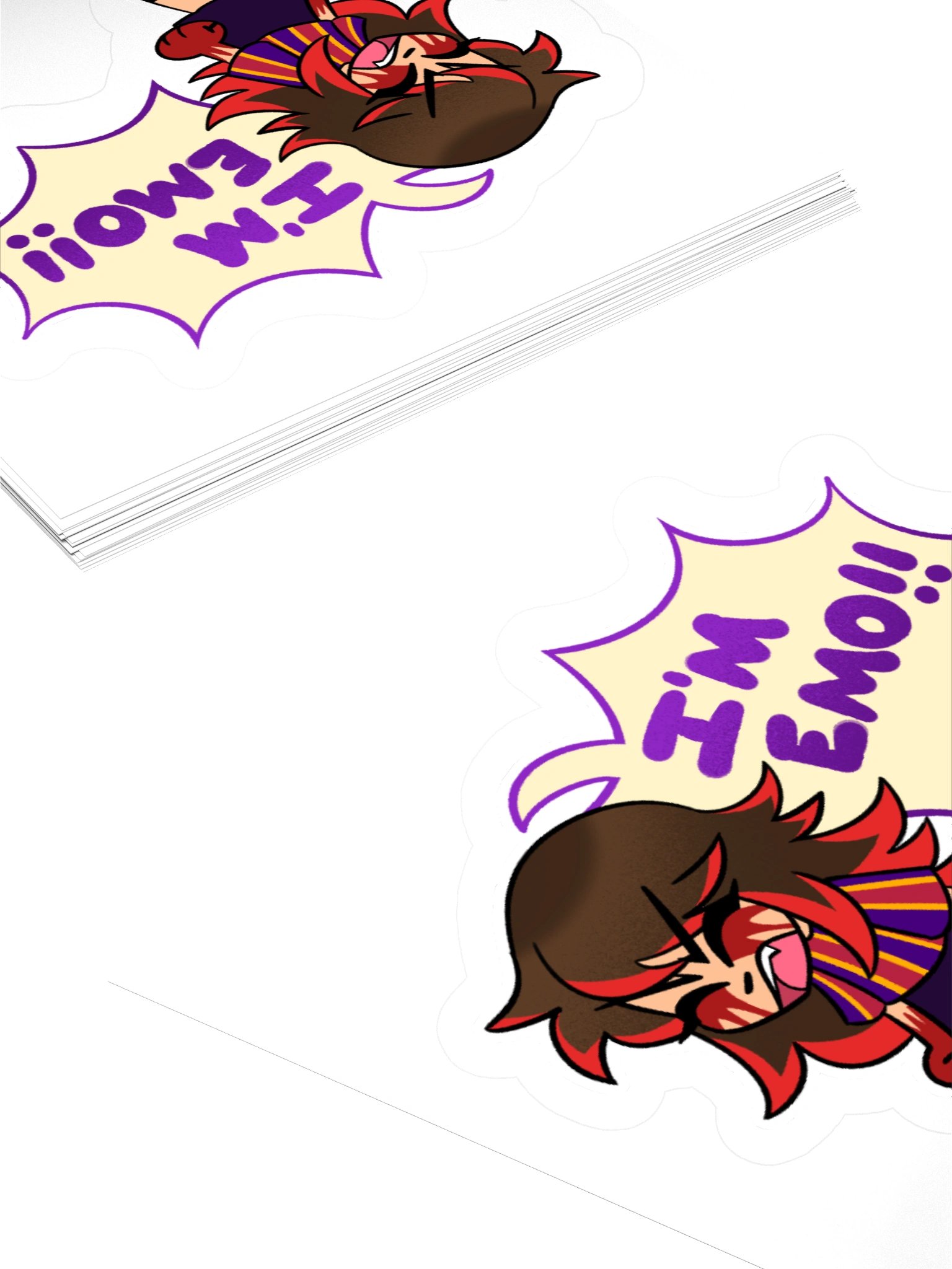 Dee Dee "I'M EMO" Sticker product image (4)