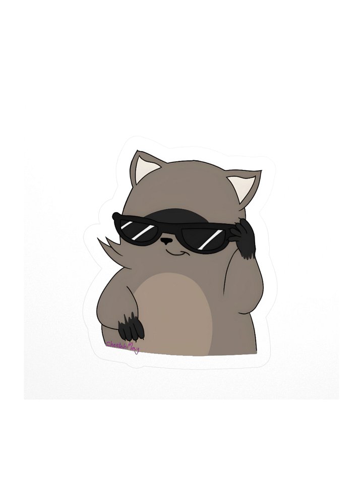 Cool RespawnRaccoon Kiss Cut Stickers product image (2)