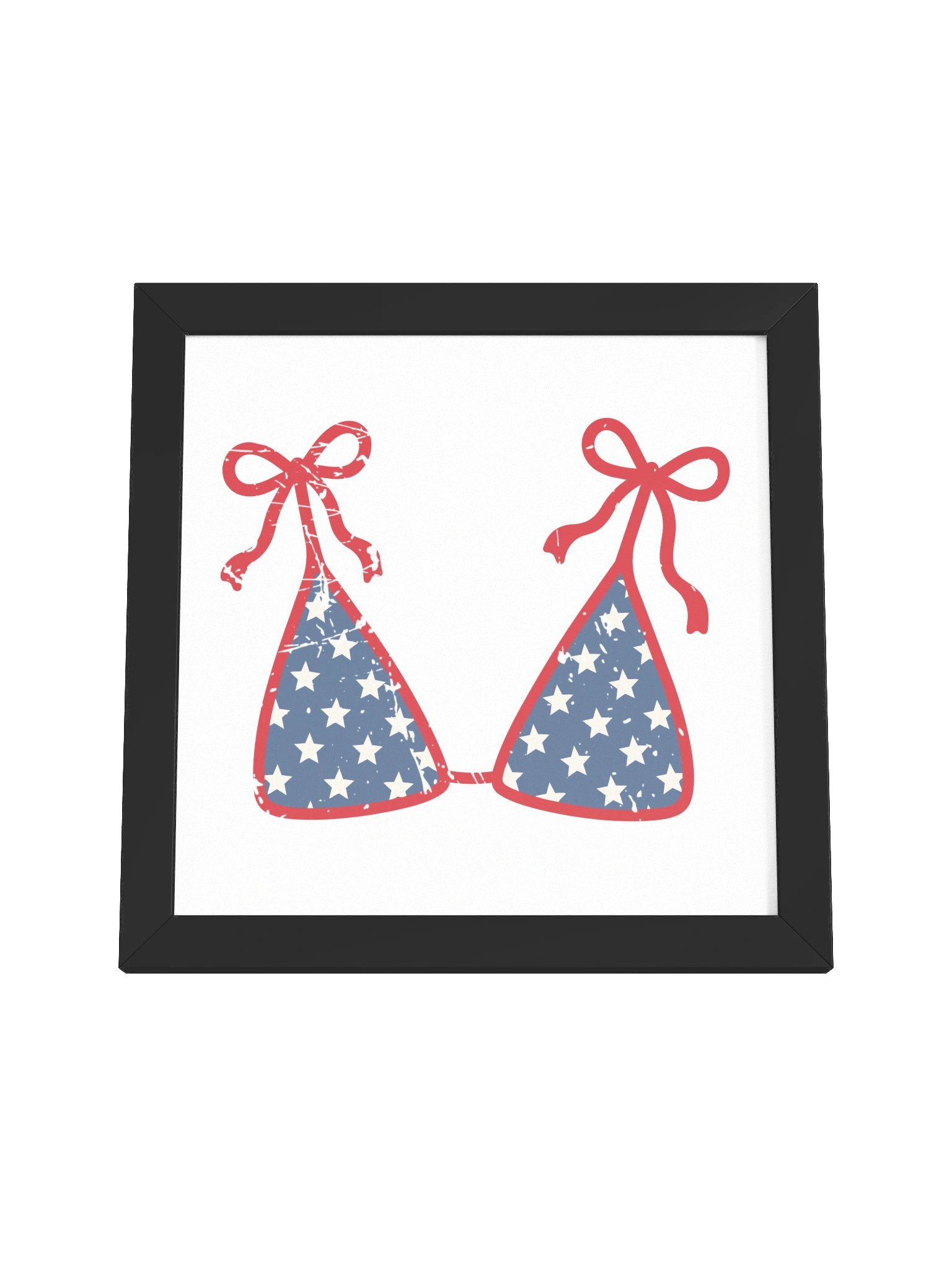 Patriotic Party Hat Duo Framed Poster product image (49)