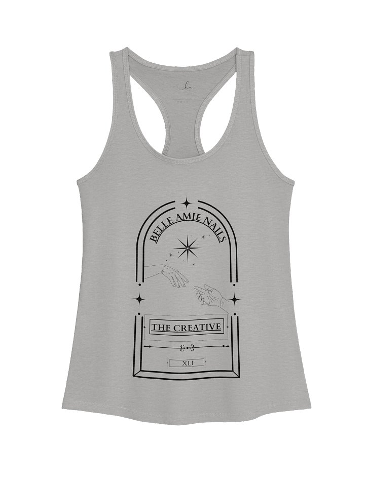 The Creative Racerback Tank black logo product image (1)
