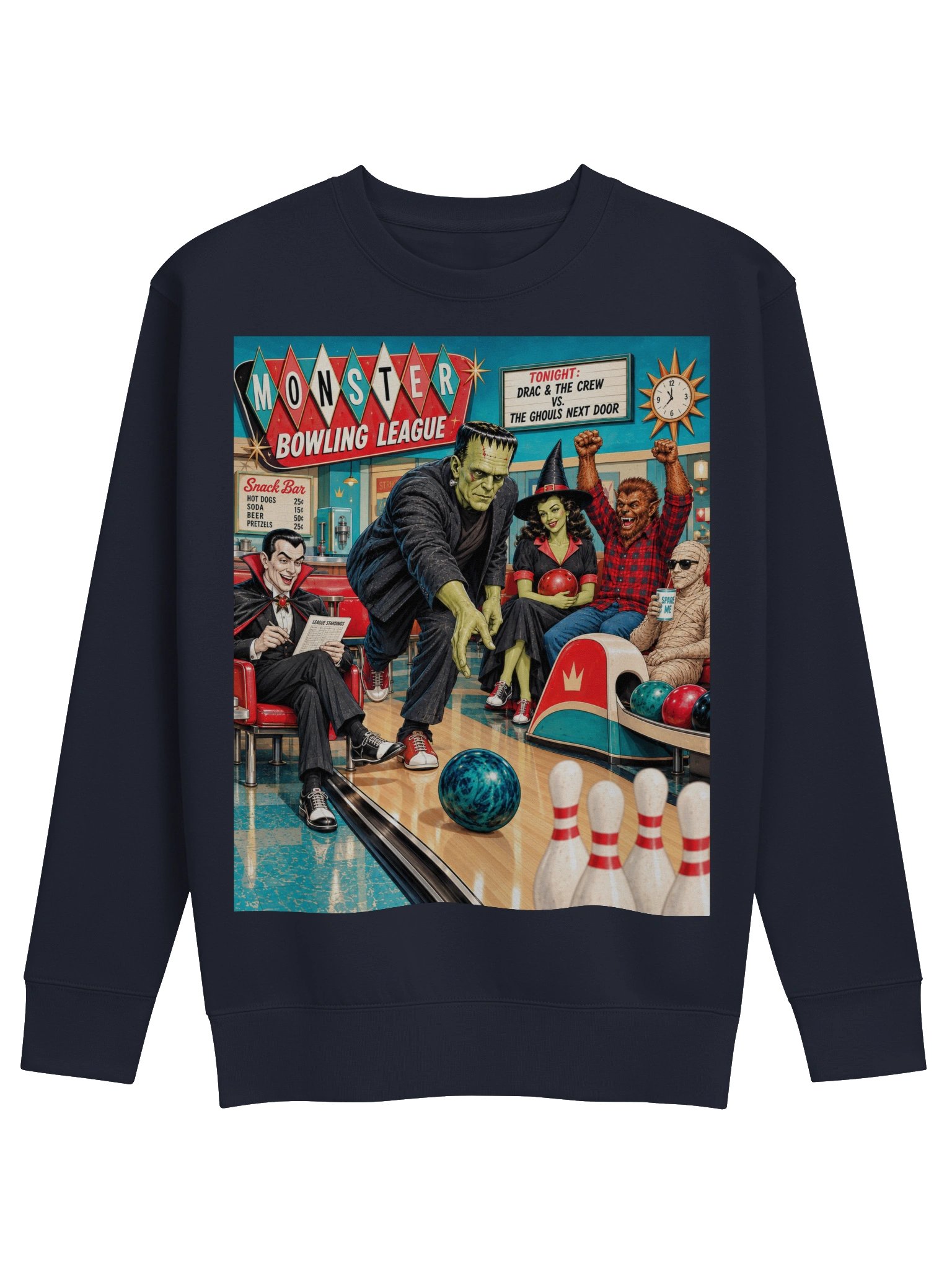 Monster Bowling League Sweatshirt product image (1)