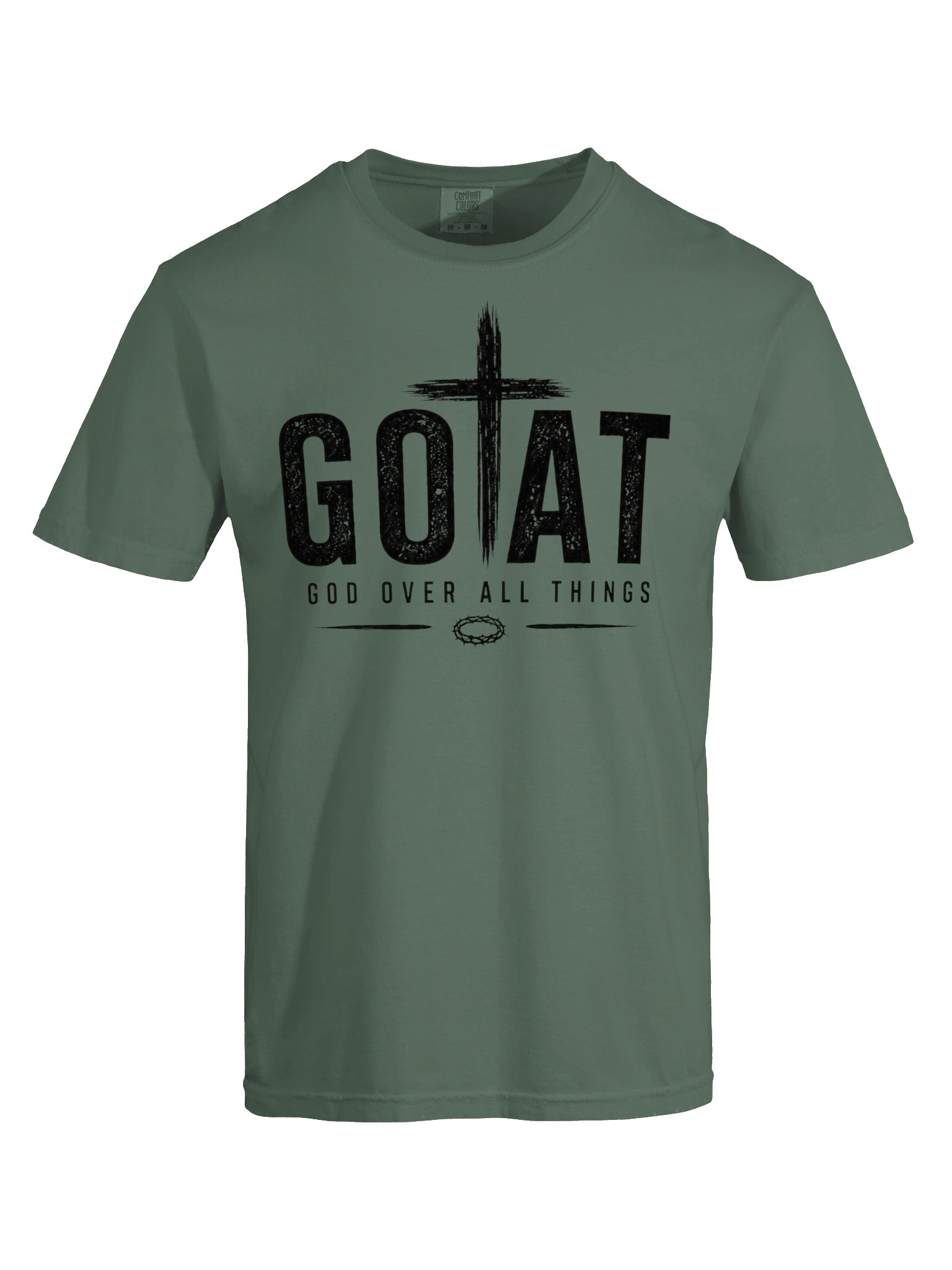 GOAT – God Over All Things Christian T-Shirt | Faith-Based Inspirational Apparel | Kingdom Life Co. product image (6)