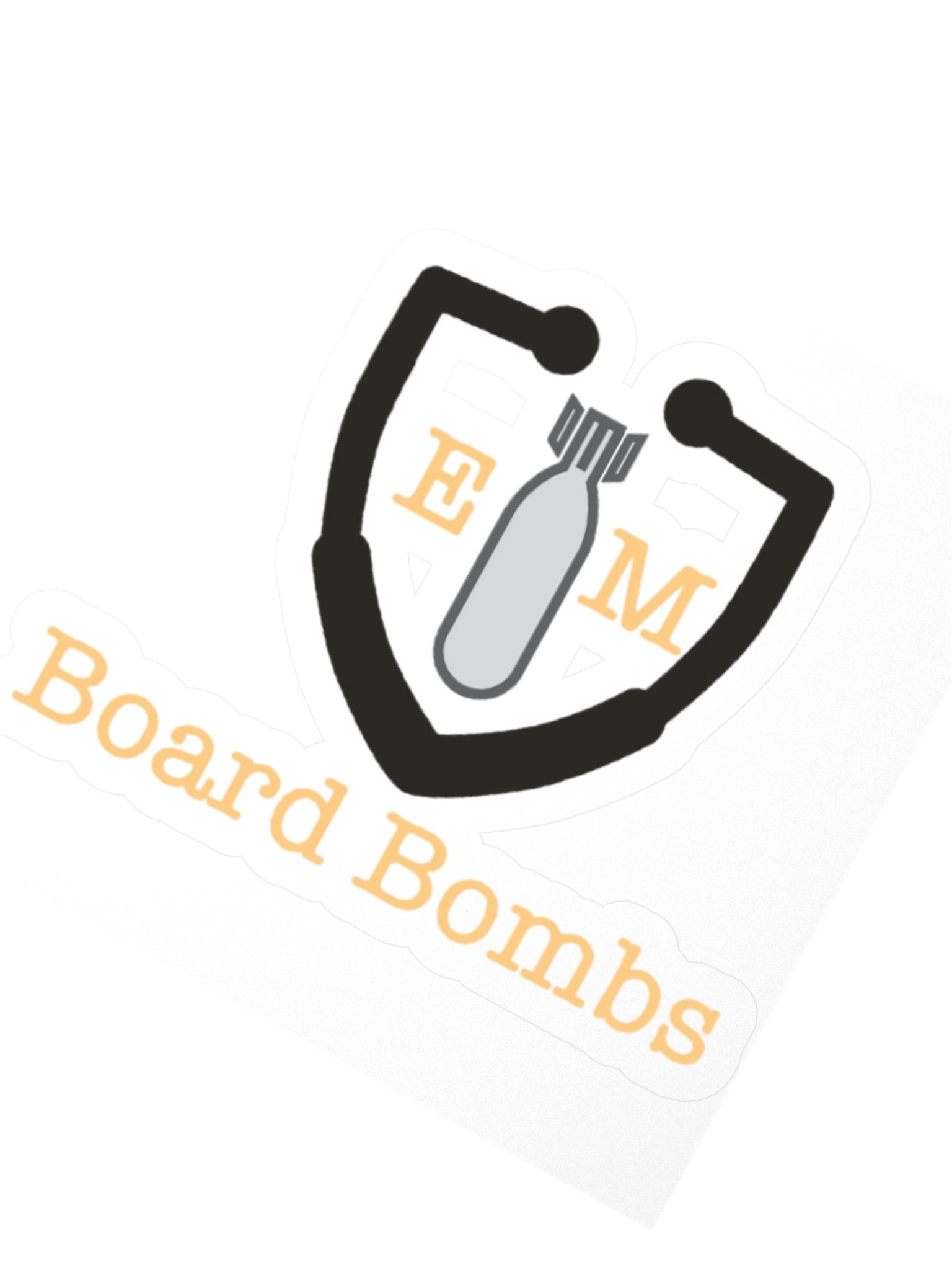 EM Board Bombs Official Logo Sticker product image (2)