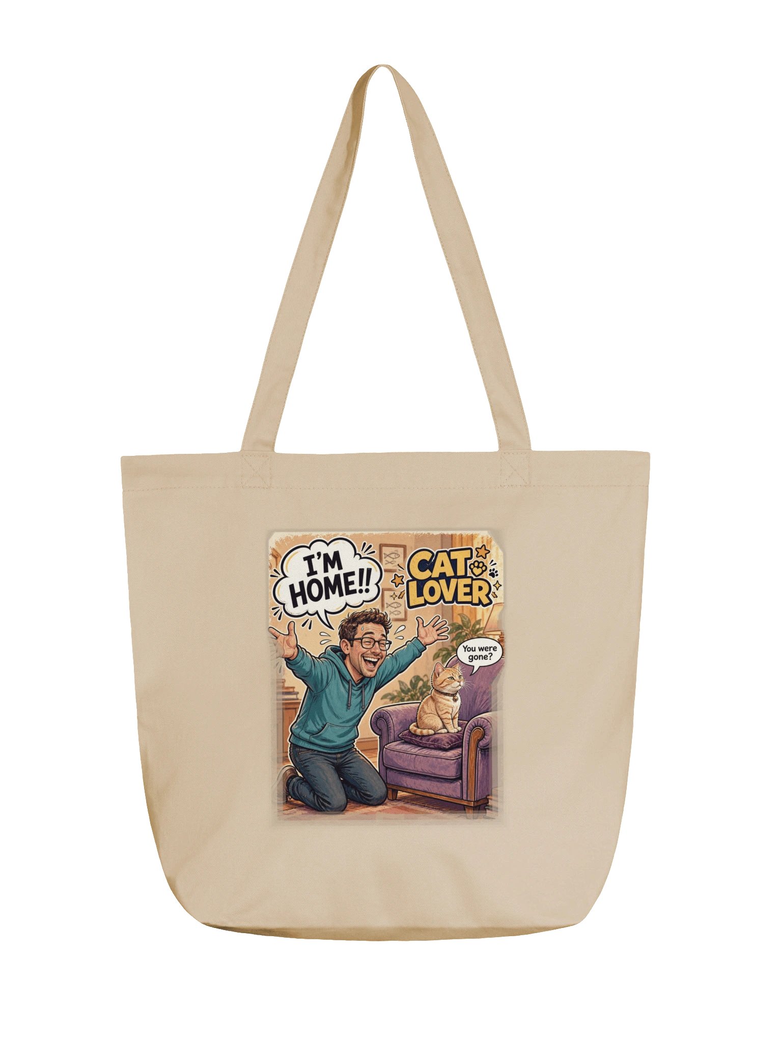 Cat Lover Econscious Eco-Friendly Tote Bag product image (1)