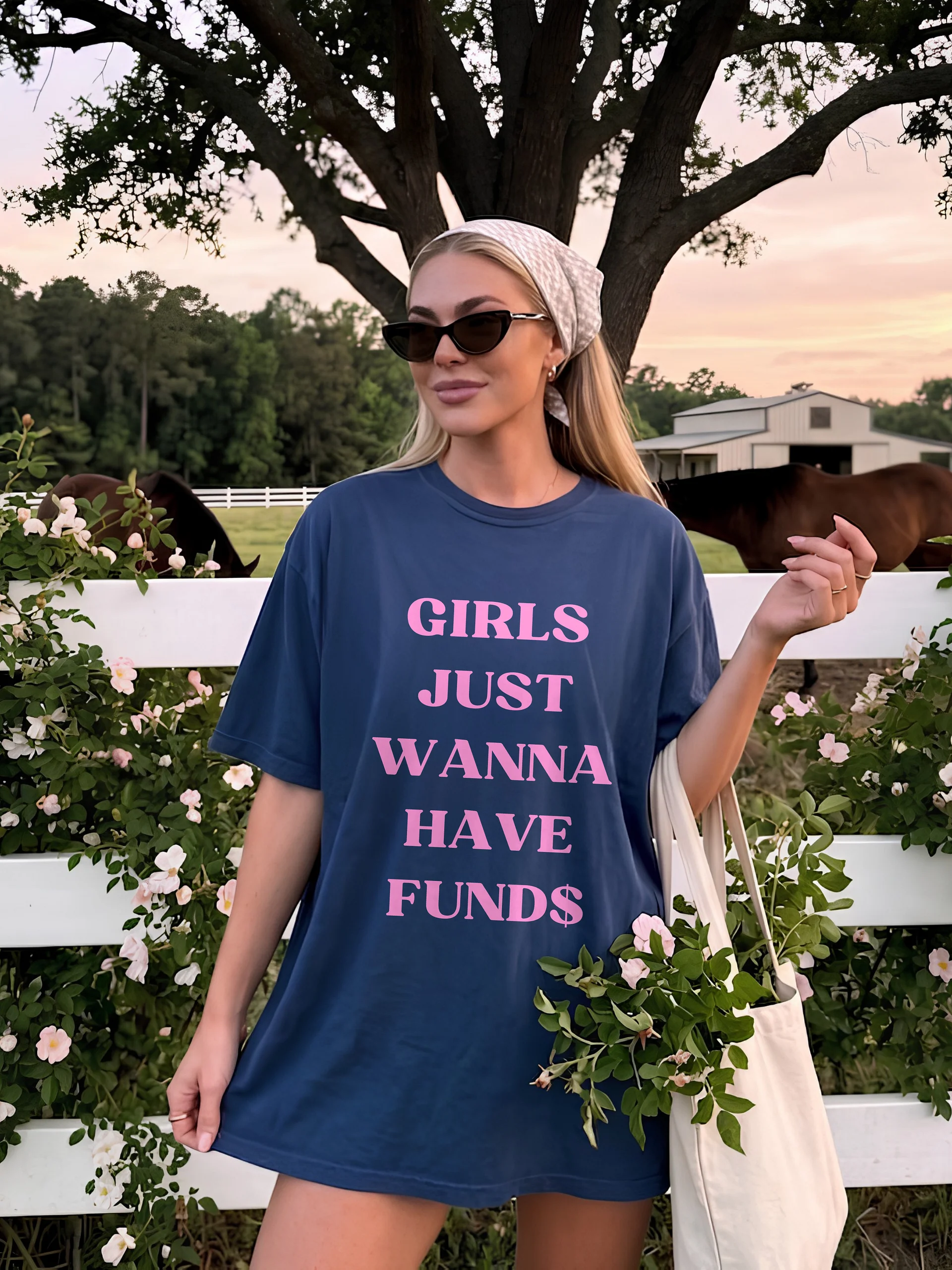 Girls Just Wanna Have Fund$ T-shirt product image (1)