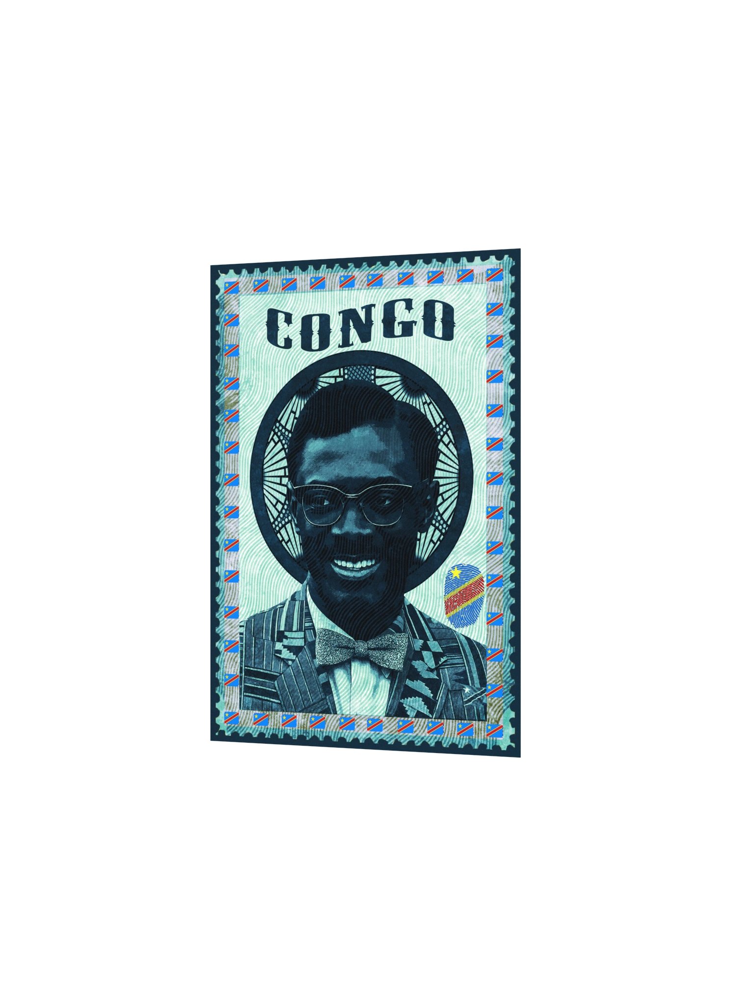 Patrice Lumumba Poster – Vintage Postage Stamp Art | Congo DRC Pan-African Print product image (4)