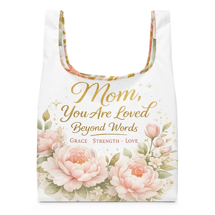 Peony Glow All-Over Print Shopping Bag — Lux Collections product image (1)
