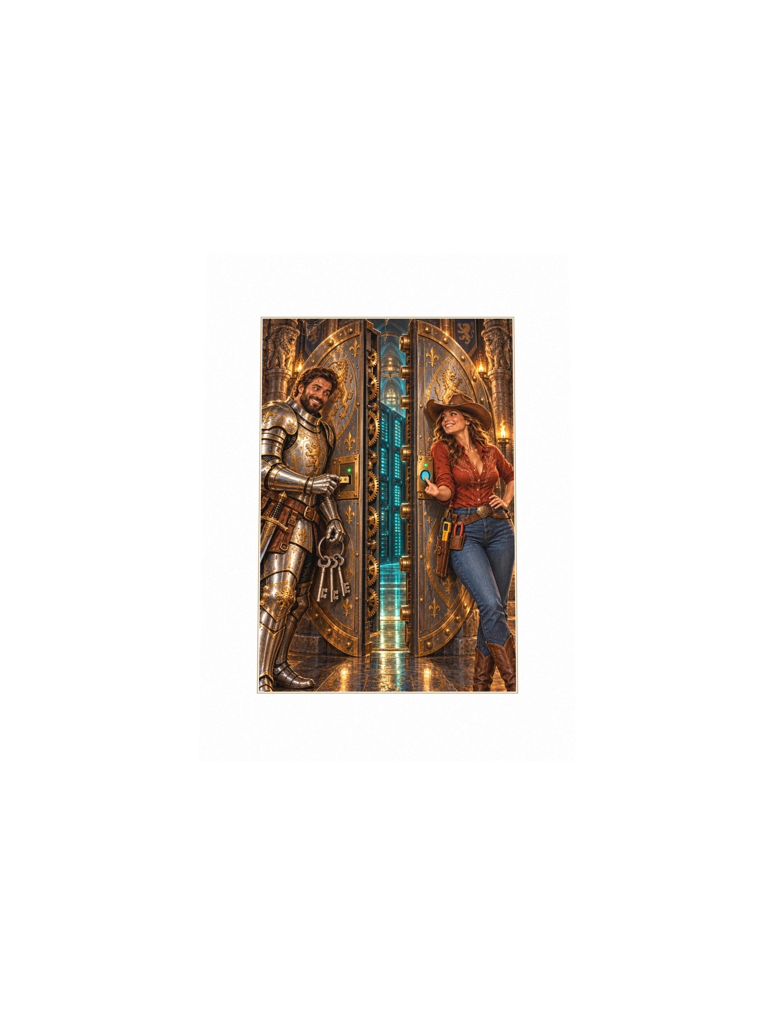 Two Factor Small Art Print product image (4)