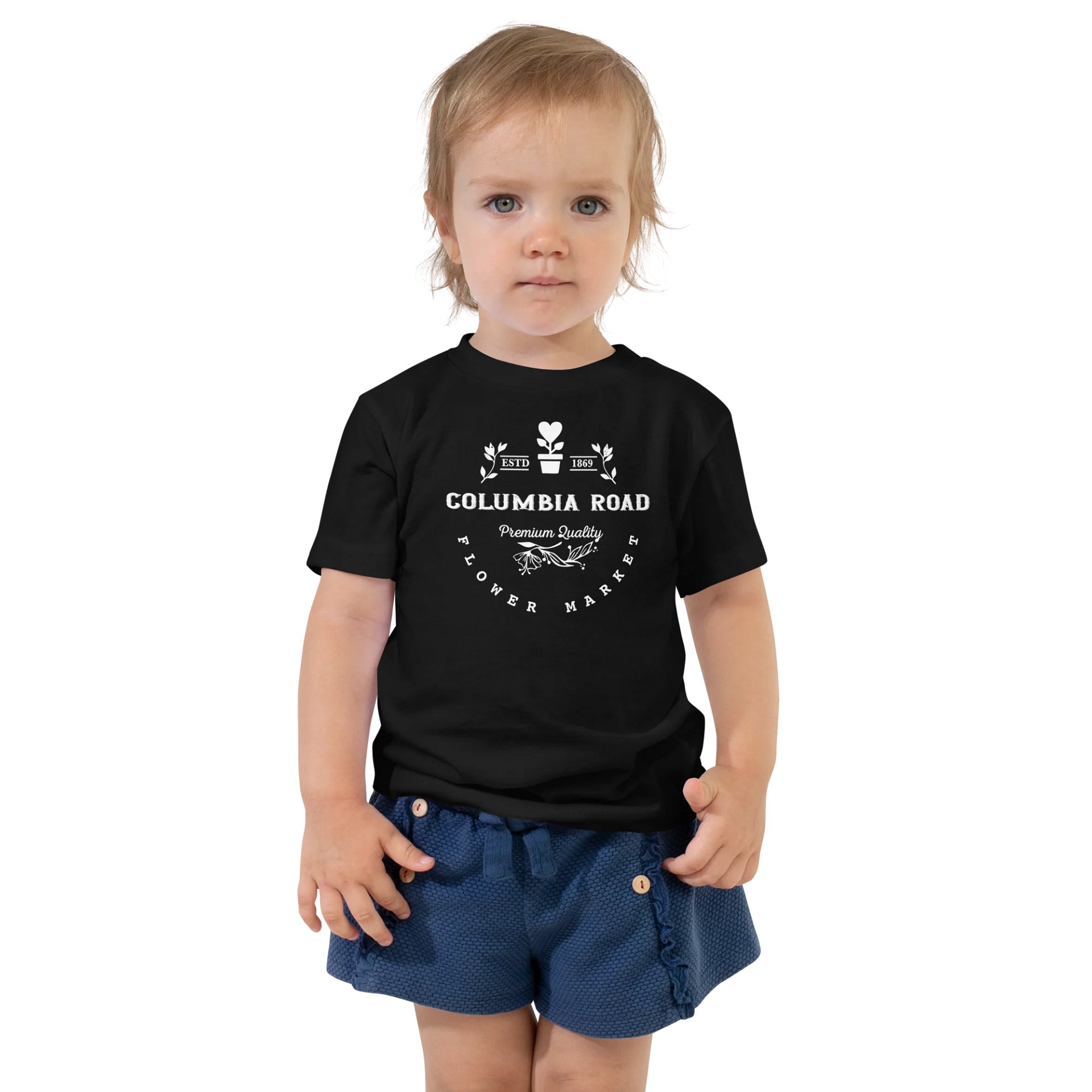 Columbia Road Market Toddler T-Shirt (Black) product image (1)