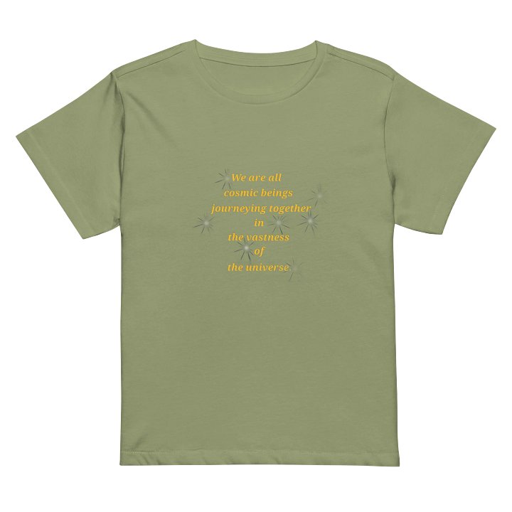 Cosmic Journey Women's High-Waisted Tee product image (2)