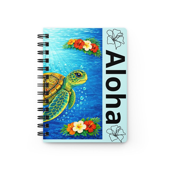 Aloha Turtle Spiral Bound Journal product image (1)