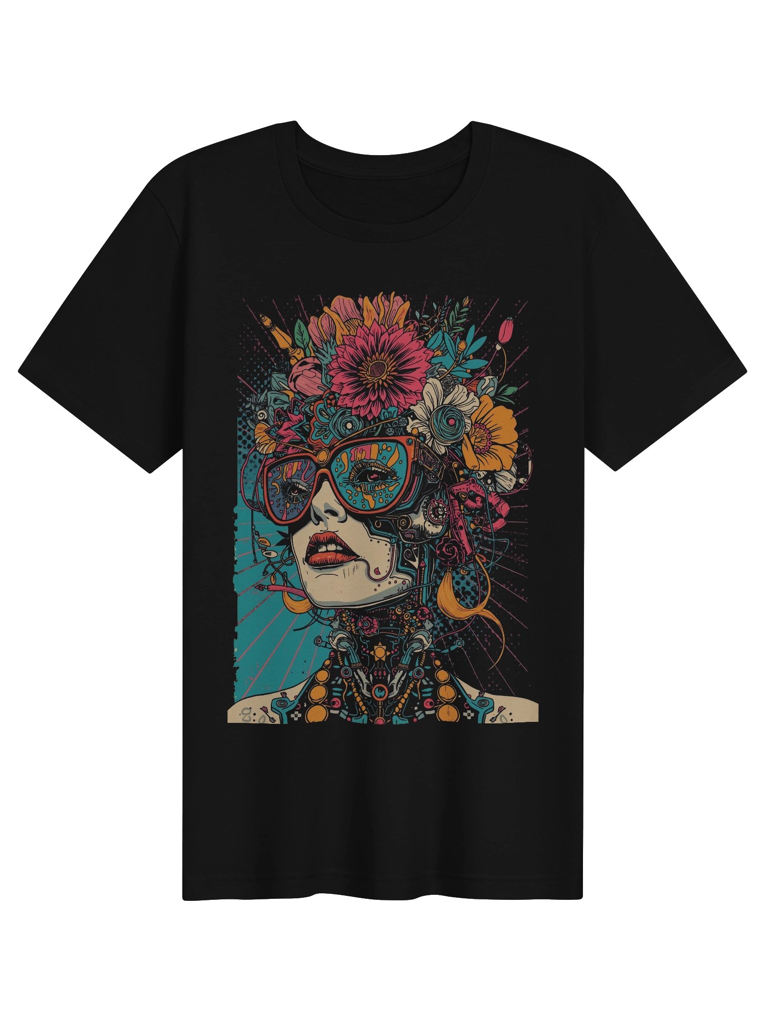 Floral Headpiece Woman Supersoft Tee product image (1)