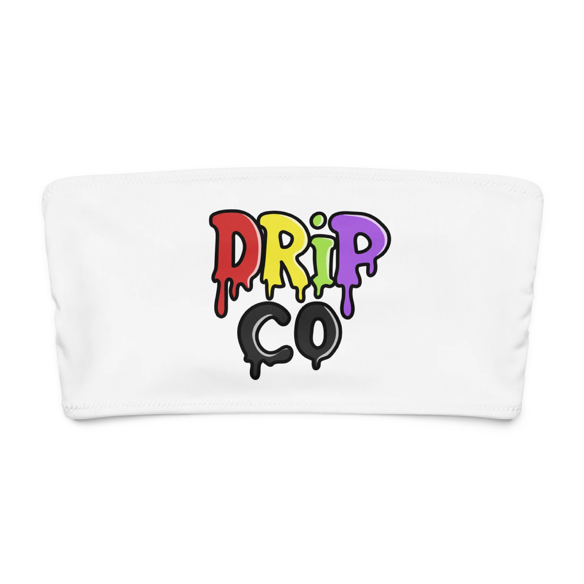 DRIP CO. Graffiti Bandeau Bikini Top product image (5)