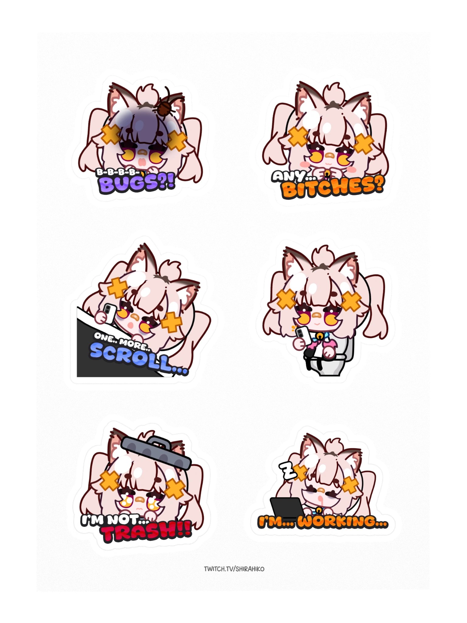 Shira Sticker Sheet! product image (3)