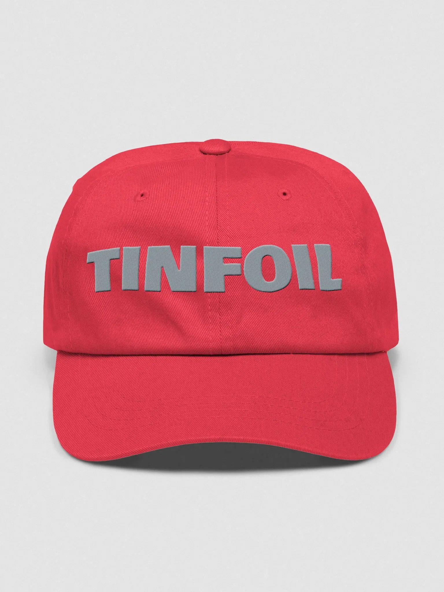 Tinfoil Hat - Gray On Red product image (1)