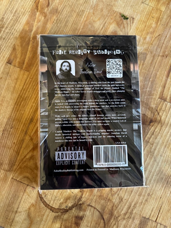 Capitol Murders: The Madison Ripper [Handmade + Signed] product image (2)