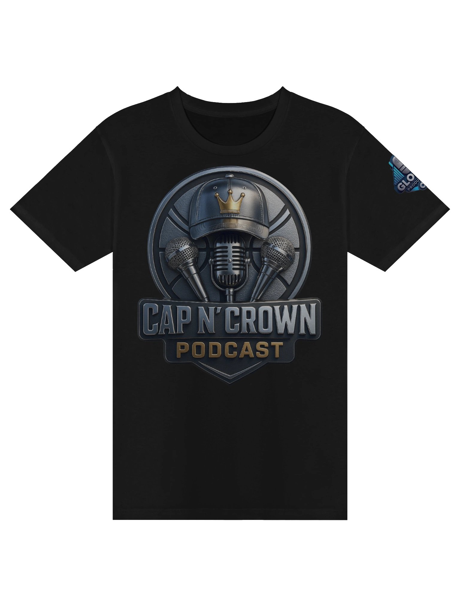 Cap N Crown Logo Tee (Chrome) product image (2)