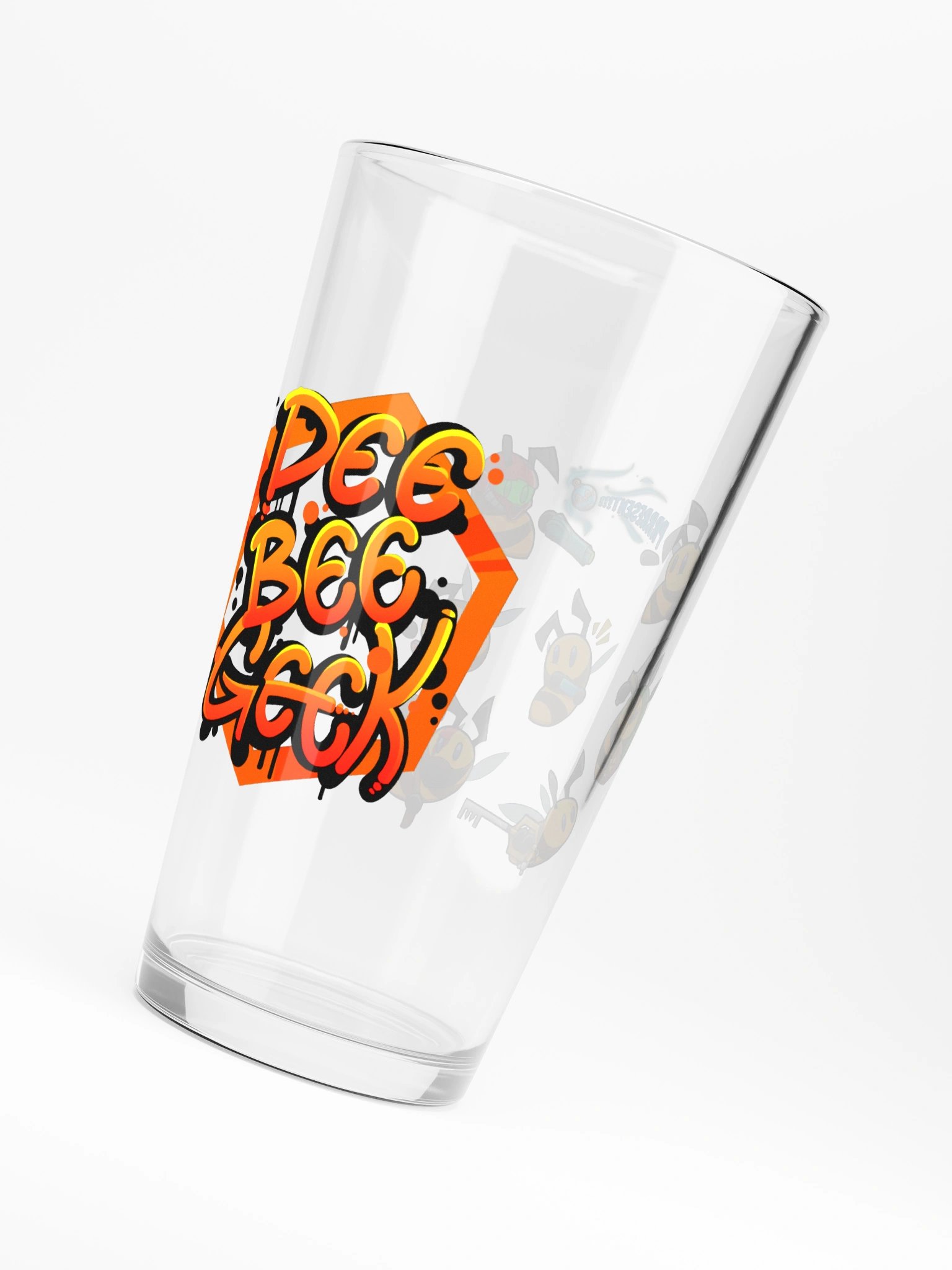 The DeeBeeGeek Pint Glass product image (6)