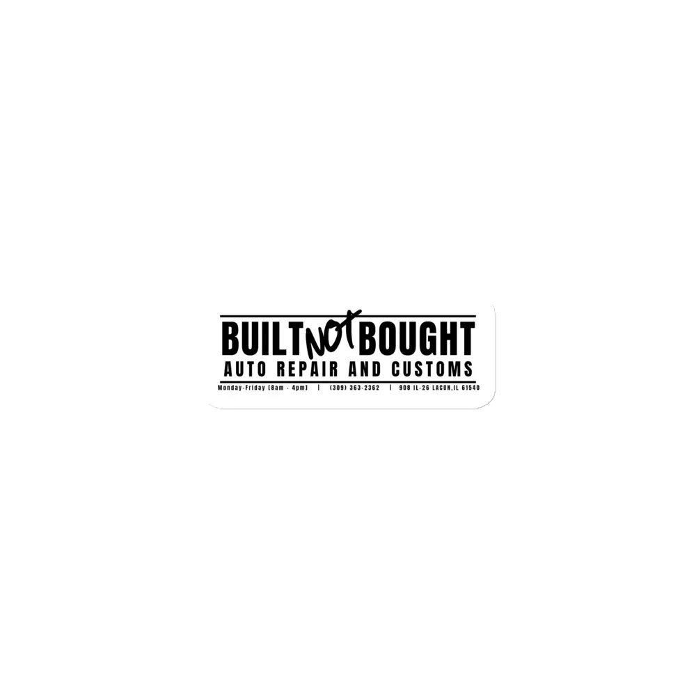 Built Not Bought Business Magnet product image (1)