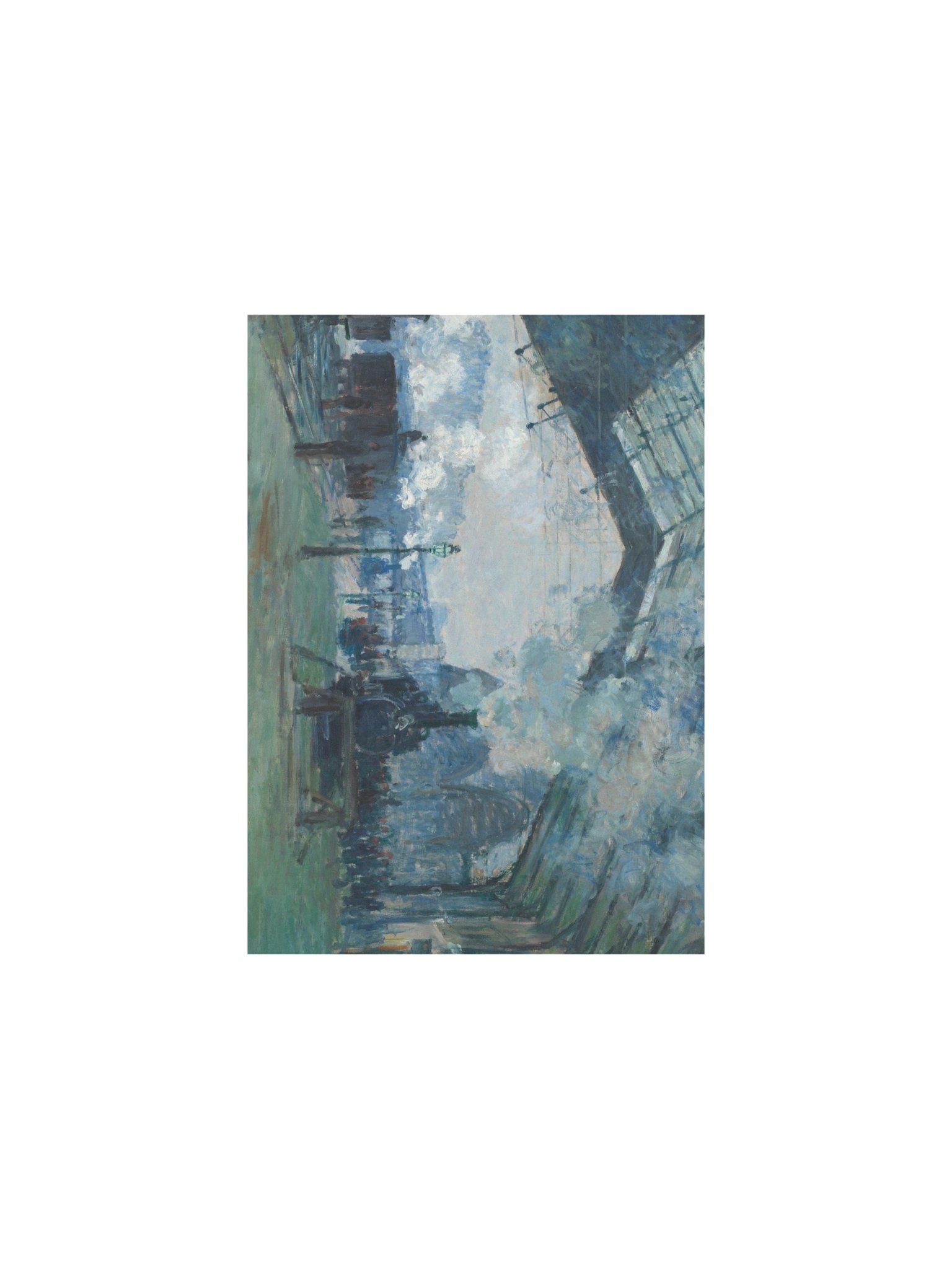 Monet, Arrival of the Normandy Train — Fine-Art Poster product image (2)