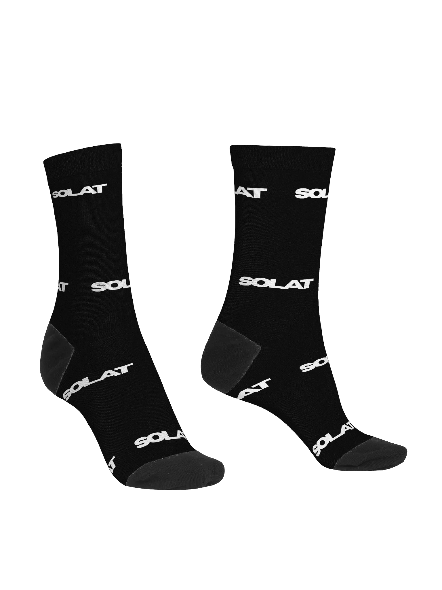 Stacked Logo Socks (black) product image (3)