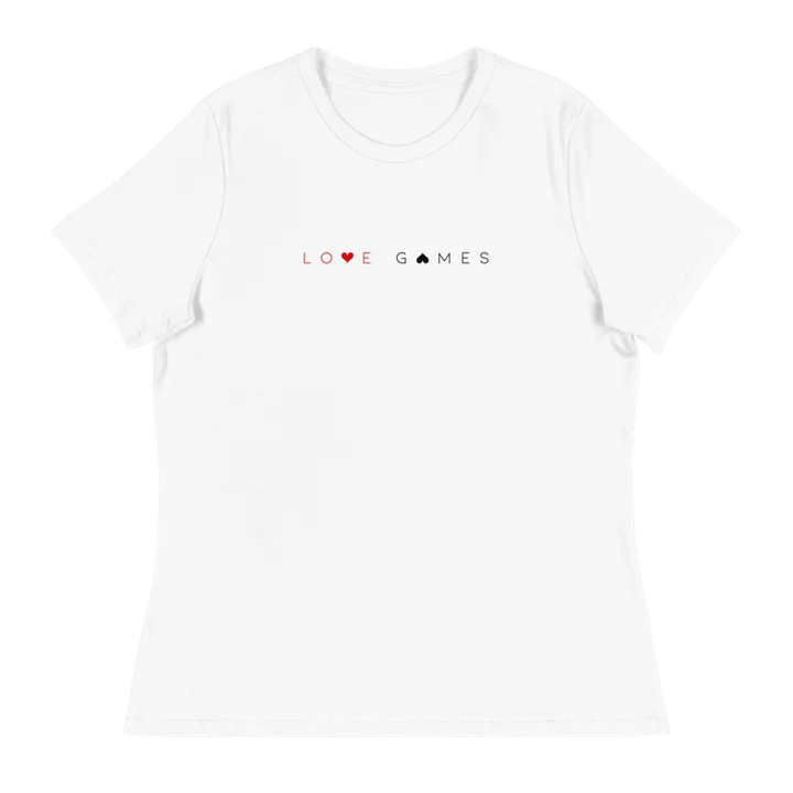Love Games Women's Tee - White product image (1)