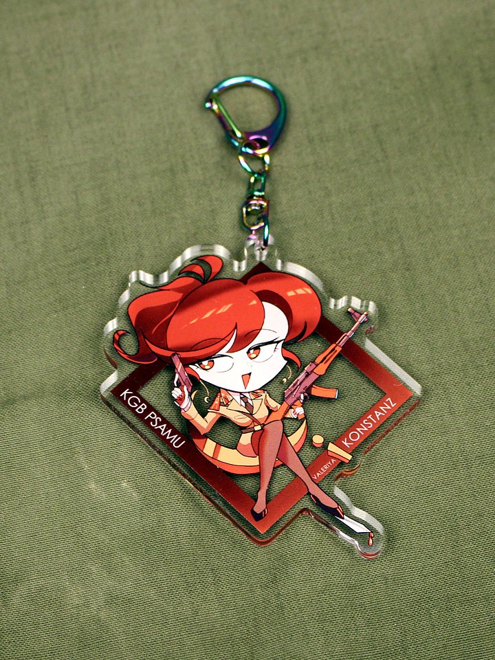 Valeria Konstanz - 2nd Ed. Acrylic 3" Keychain product image (1)