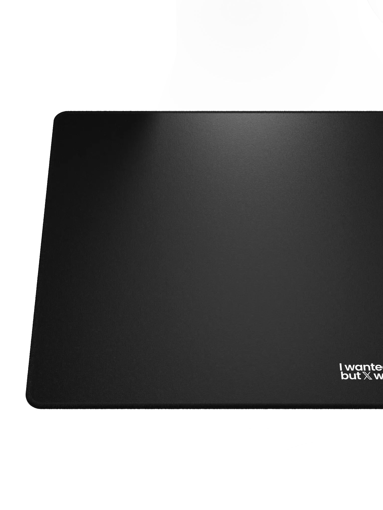 Blocked On X Mouse Pad - Black product image (6)