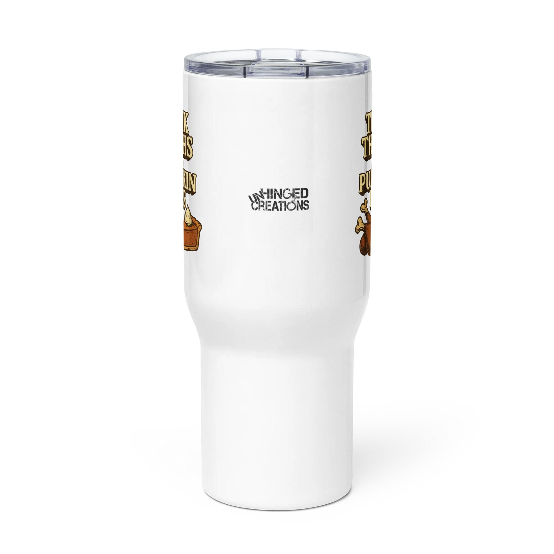 Thick Thighs Pumpkin Pies Travel Mug product image (2)