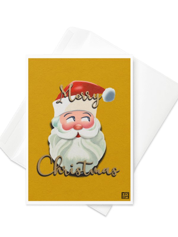 Santa Merry Christmas (yellow) product image (1)