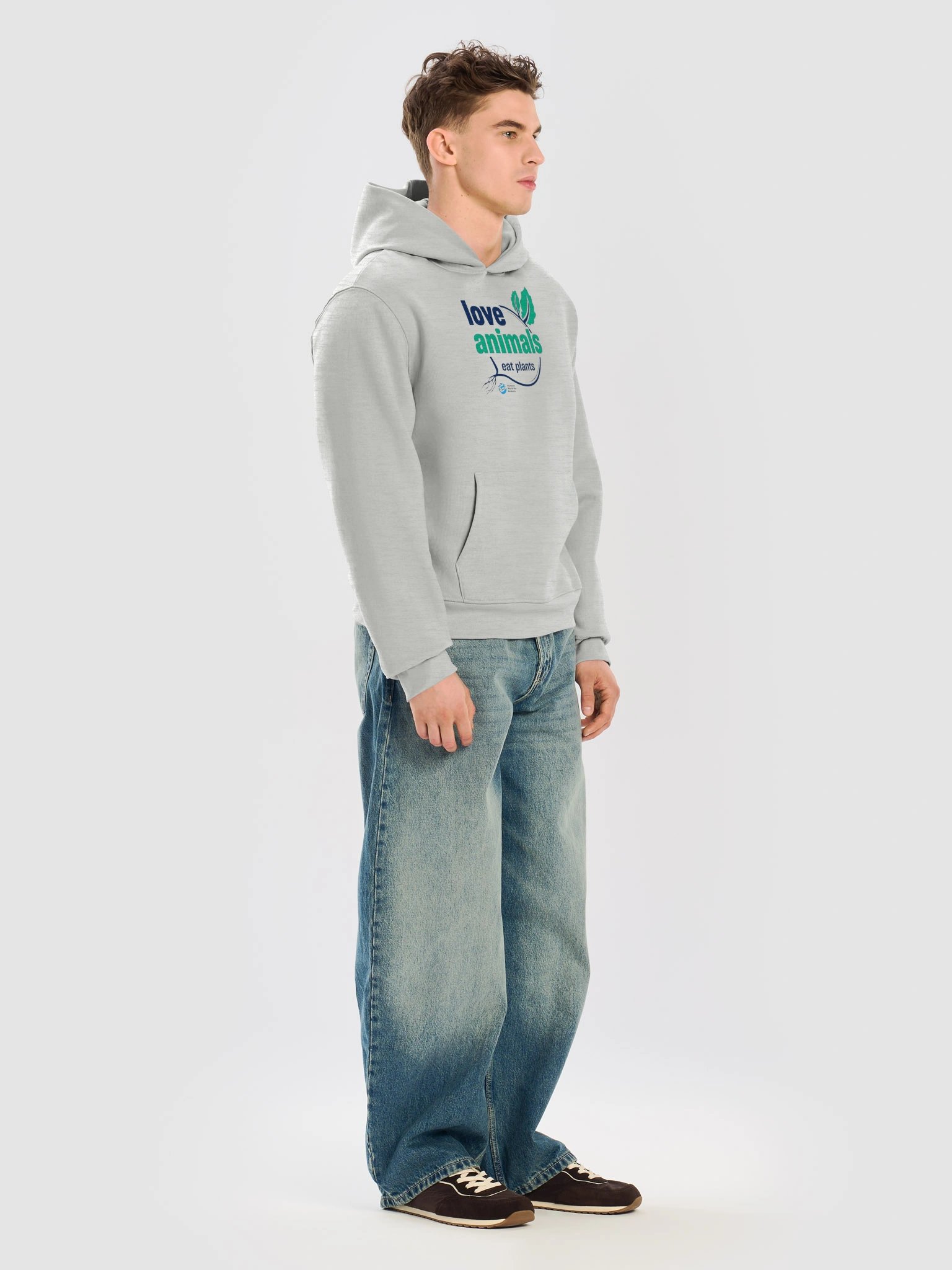 Love animals, eat plants - Hoodie product image (11)