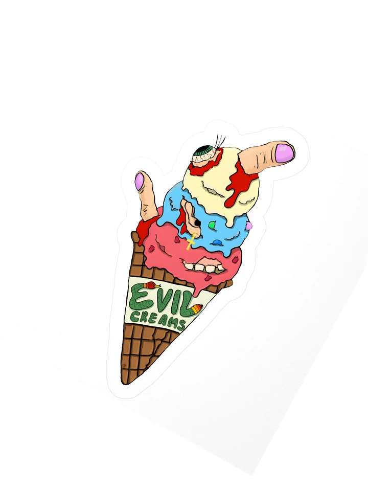 Evil Creams "Bubble Gum, Strawberry, Cream" Sticker product image (4)