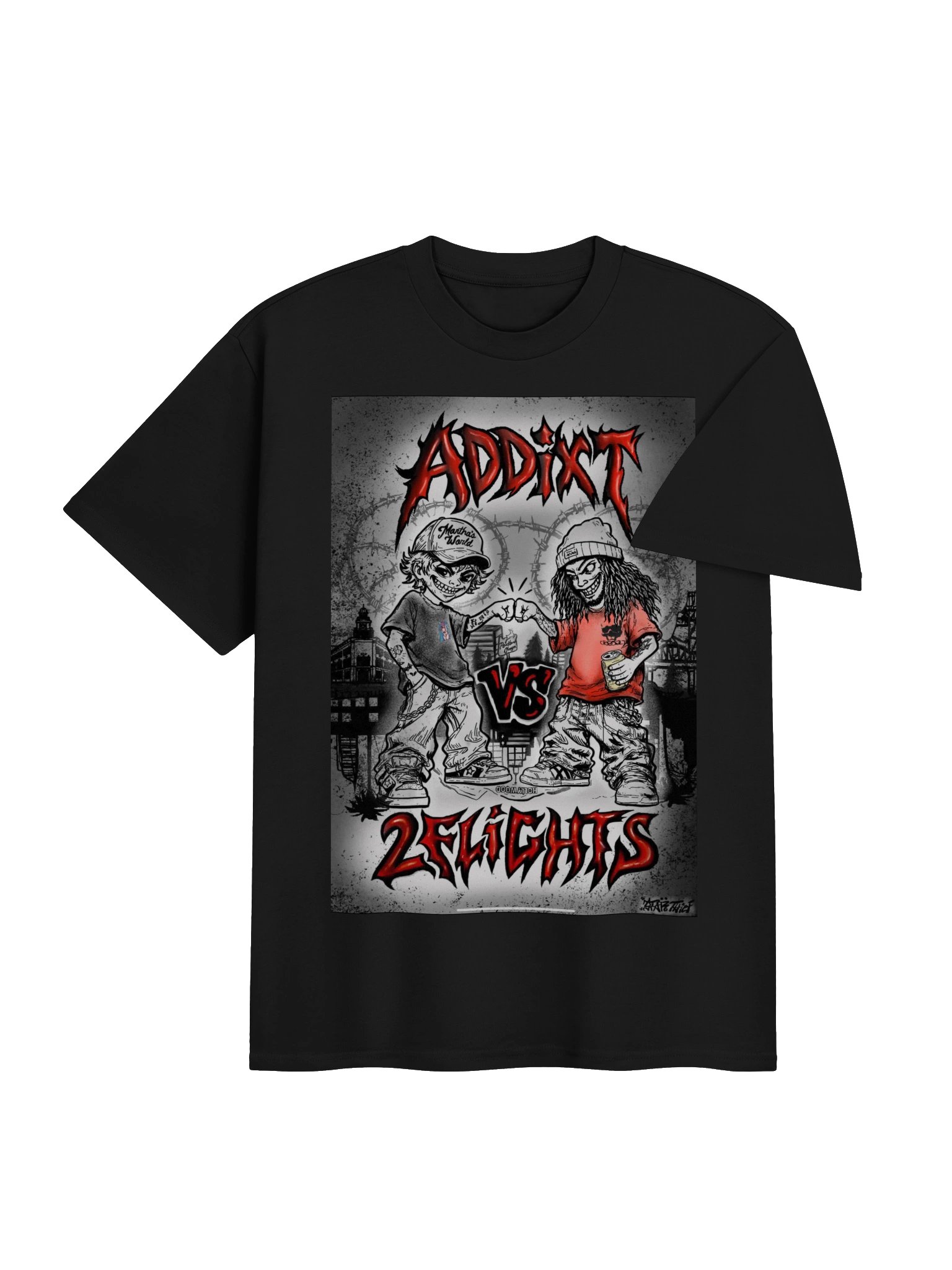 ADDIXT VS 2FLIGHT$ TEE product image (4)