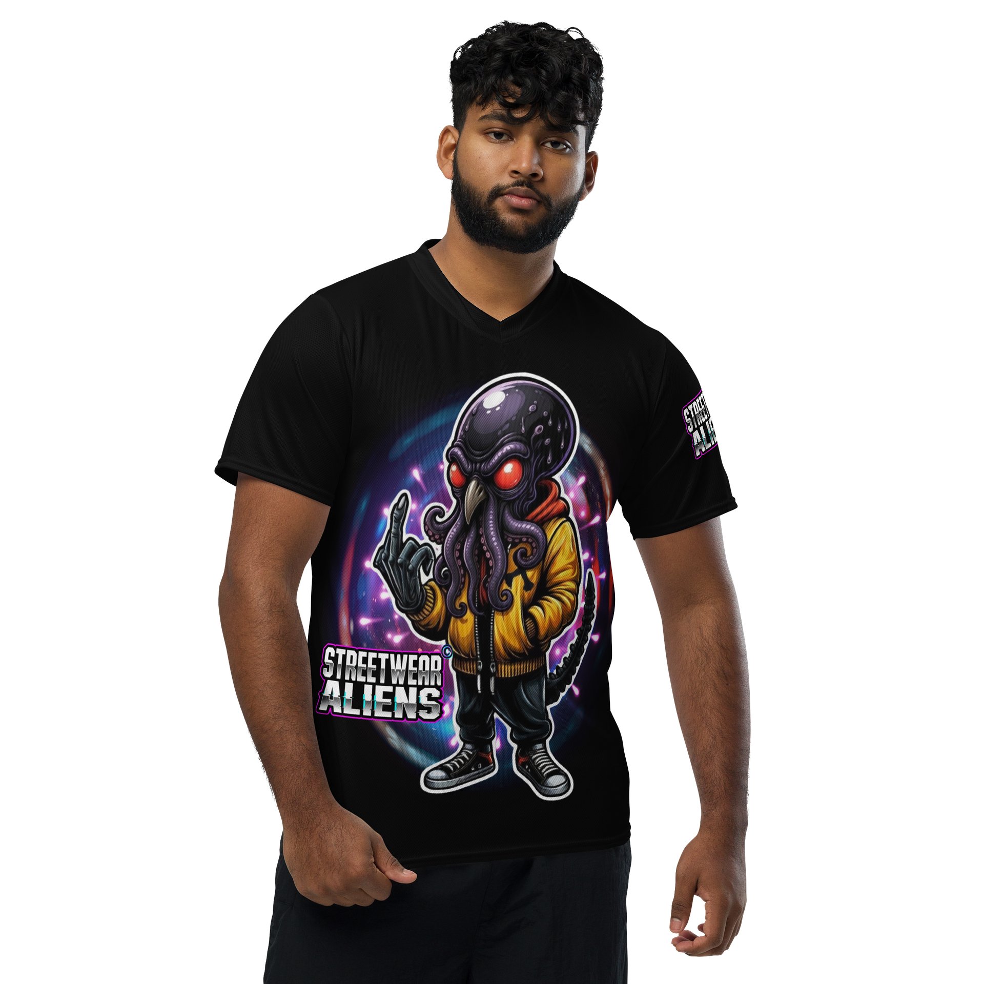 LIMITED EDITION - CNX Core All-over print Unisex Tee — Streetwear Aliens 001 product image (3)