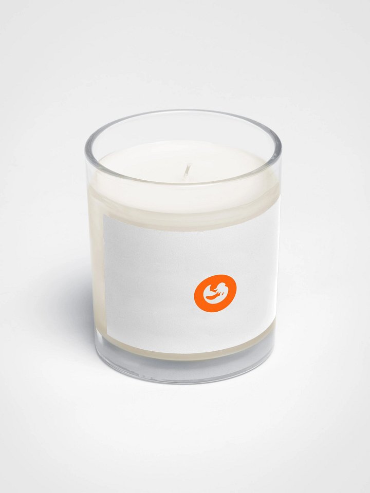 Soy Wax Candle In A Clear Glass Jar product image (2)