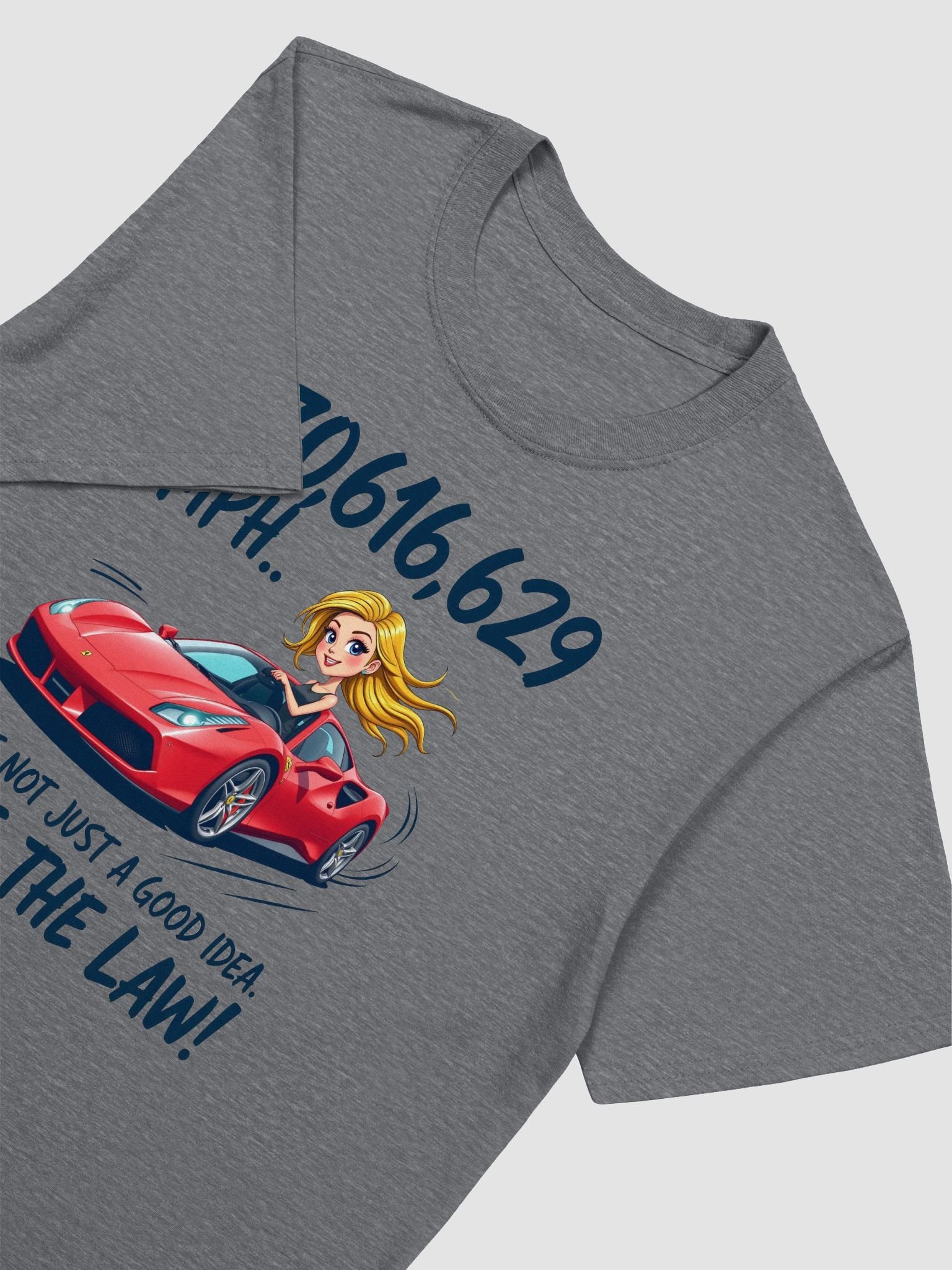Speeding Blonde Ferrari Tee product image (10)