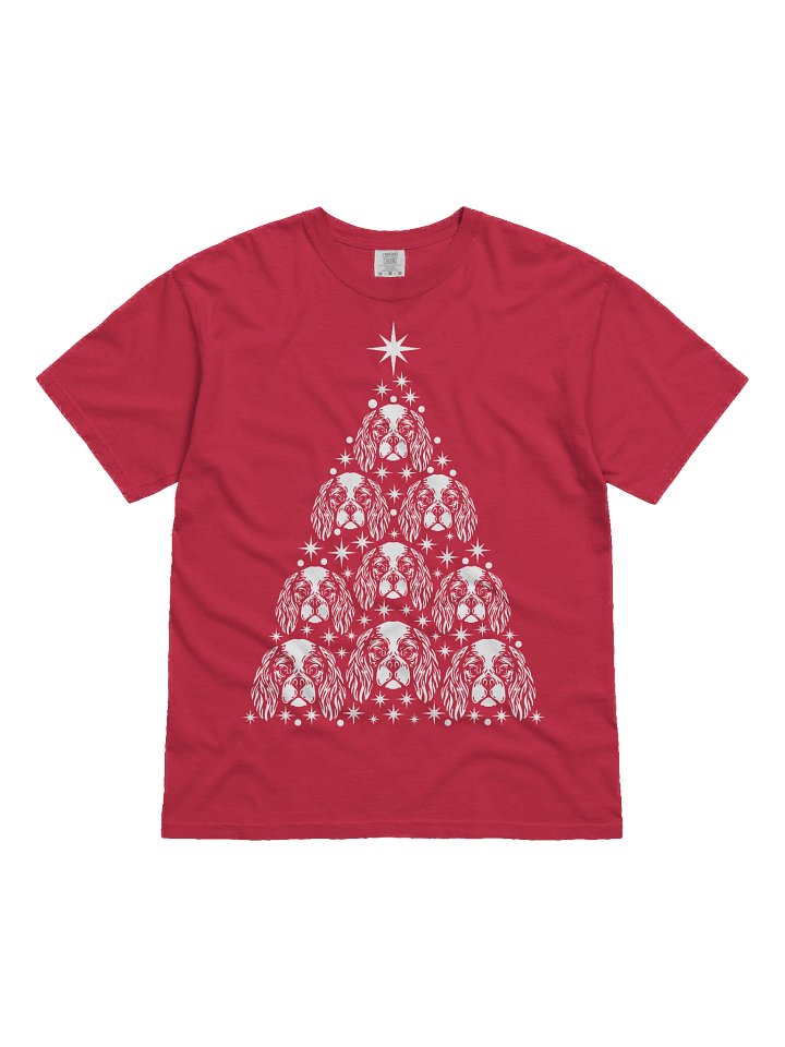 Cavalier King Charles Spaniel Christmas Tree T-Shirt product image (2)
