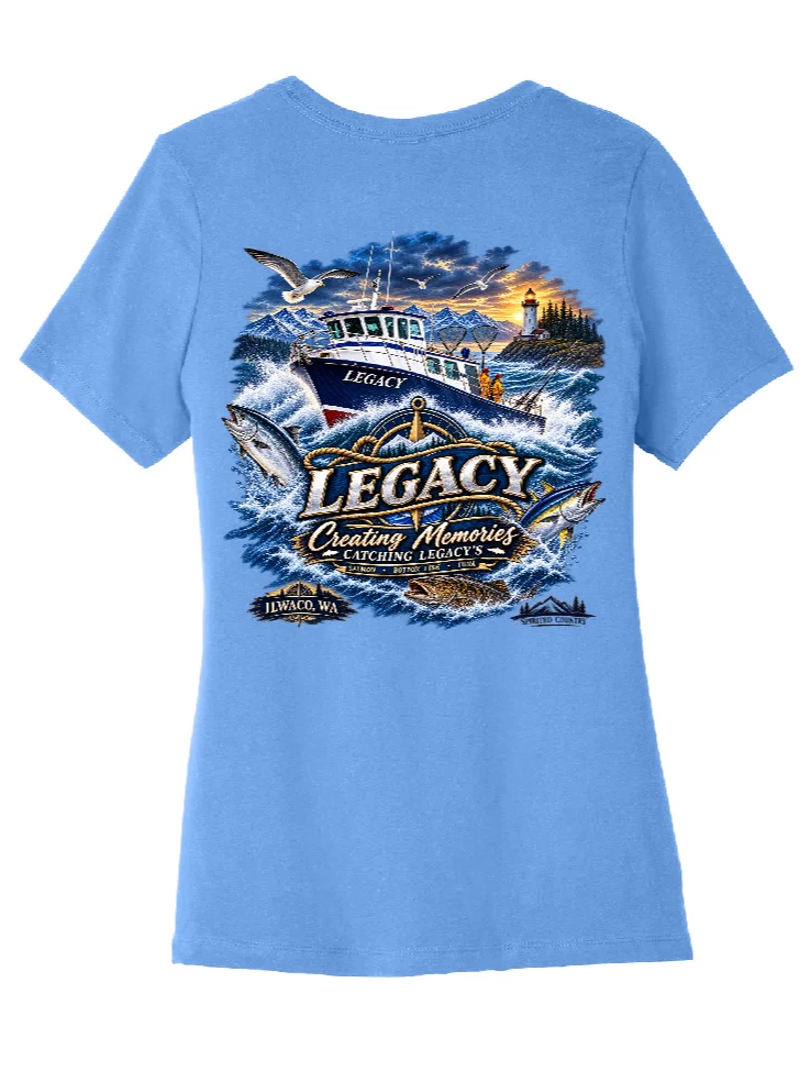 LEGACY CHARTER BOAT LADIES TSHIRT- MEDIUM product image (2)