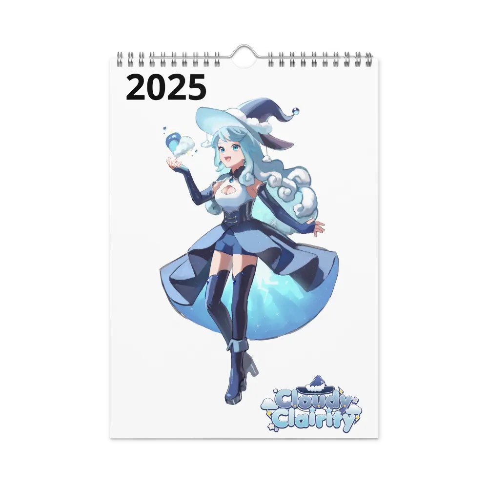 2025 CloudyClairity Calendar product image (3)