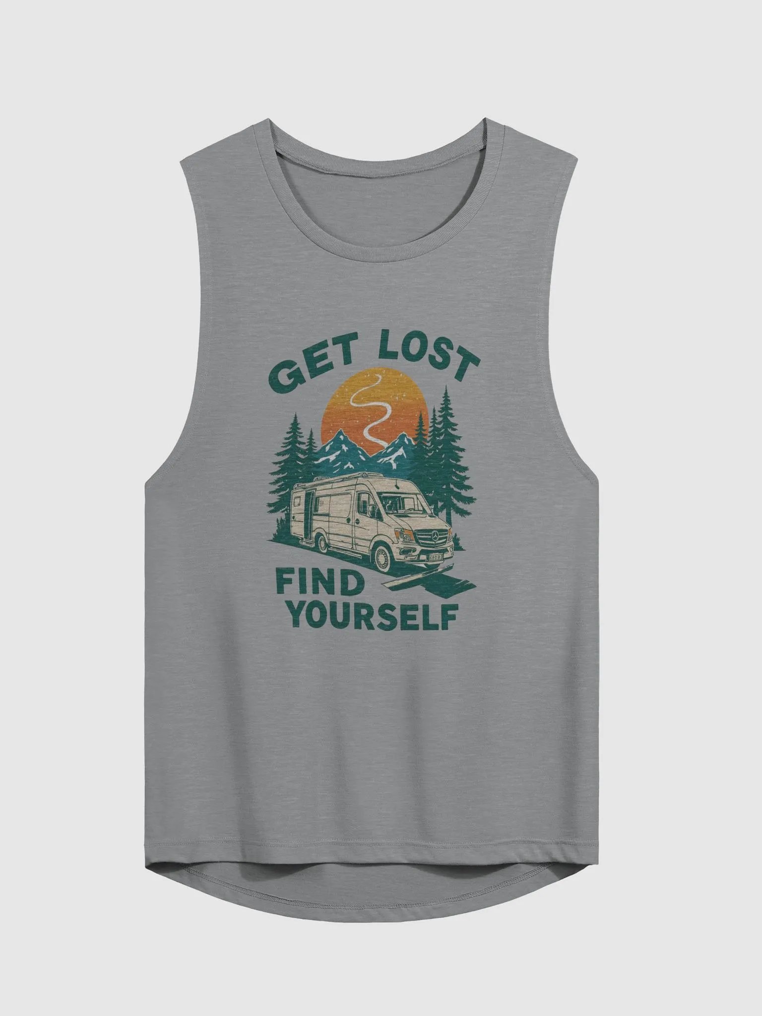 Wanderlust Van Flowy Muscle Tank product image (2)