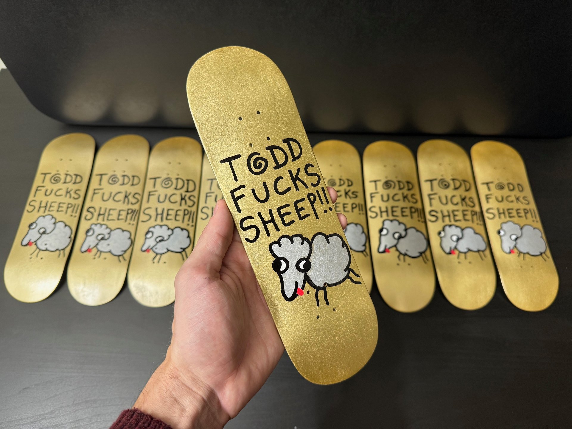 *LIMITED EDITION* 5 YEAR ANNIVERSARY COLLECTIBLE NIGHT / DAY HANDBOARDS !!! product image (9)