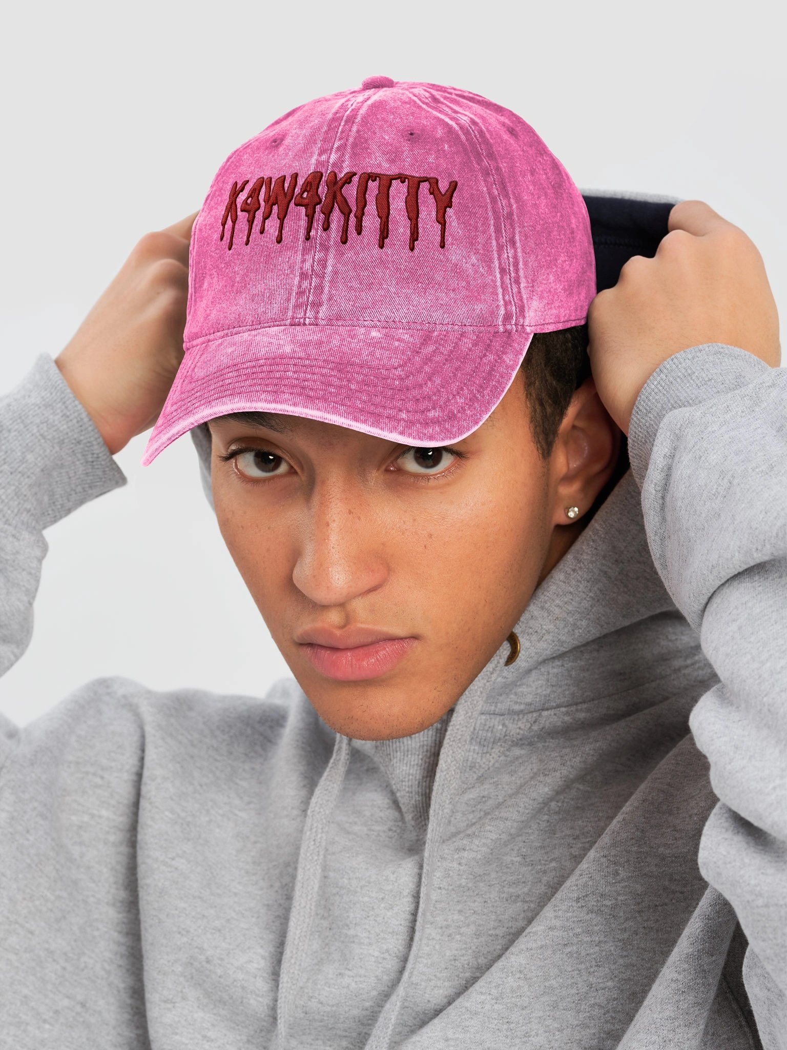 Embroidered K4W4KITTY Baseball Hat product image (20)