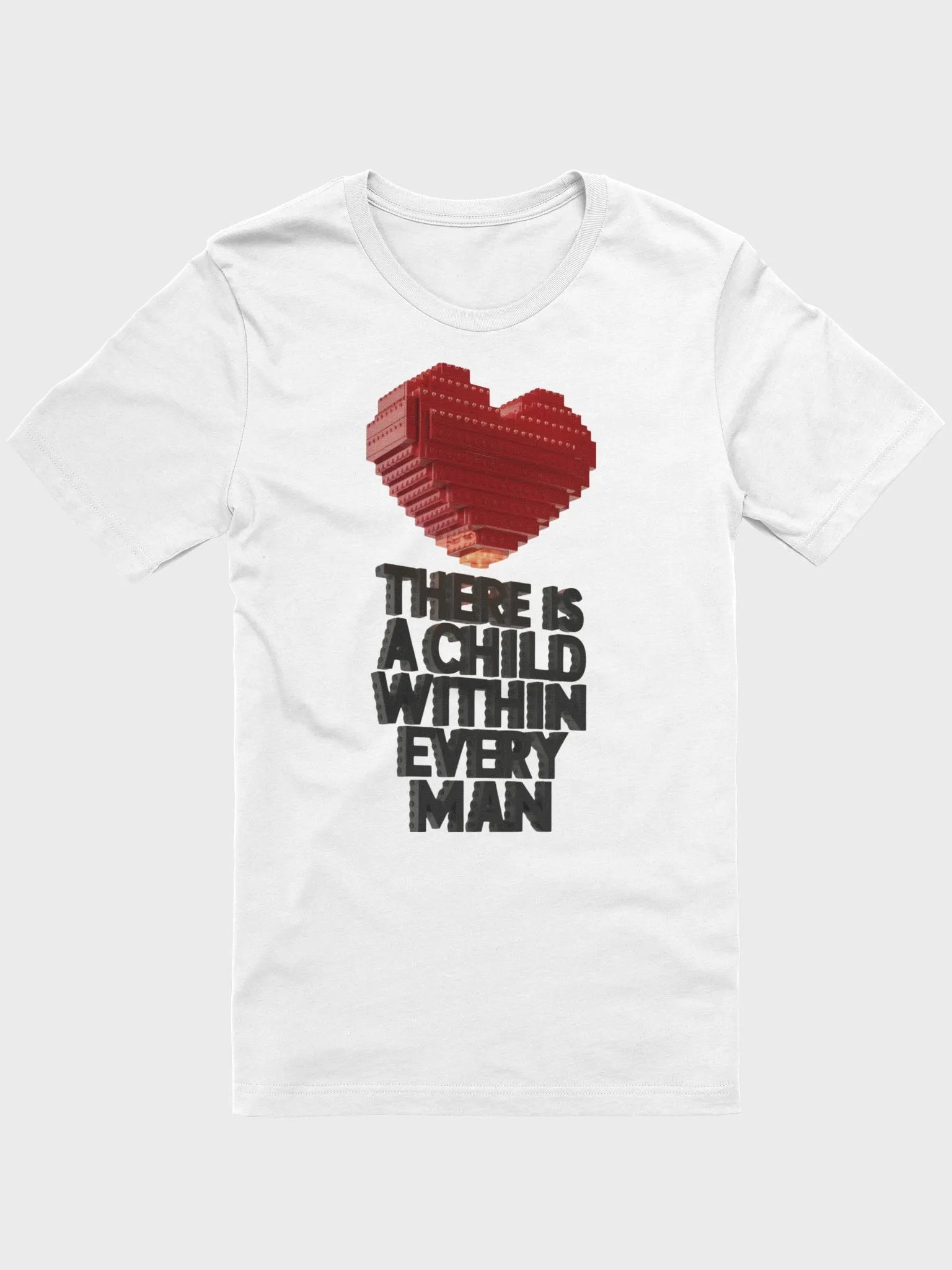 Heart made from lego type bricks product image (1)