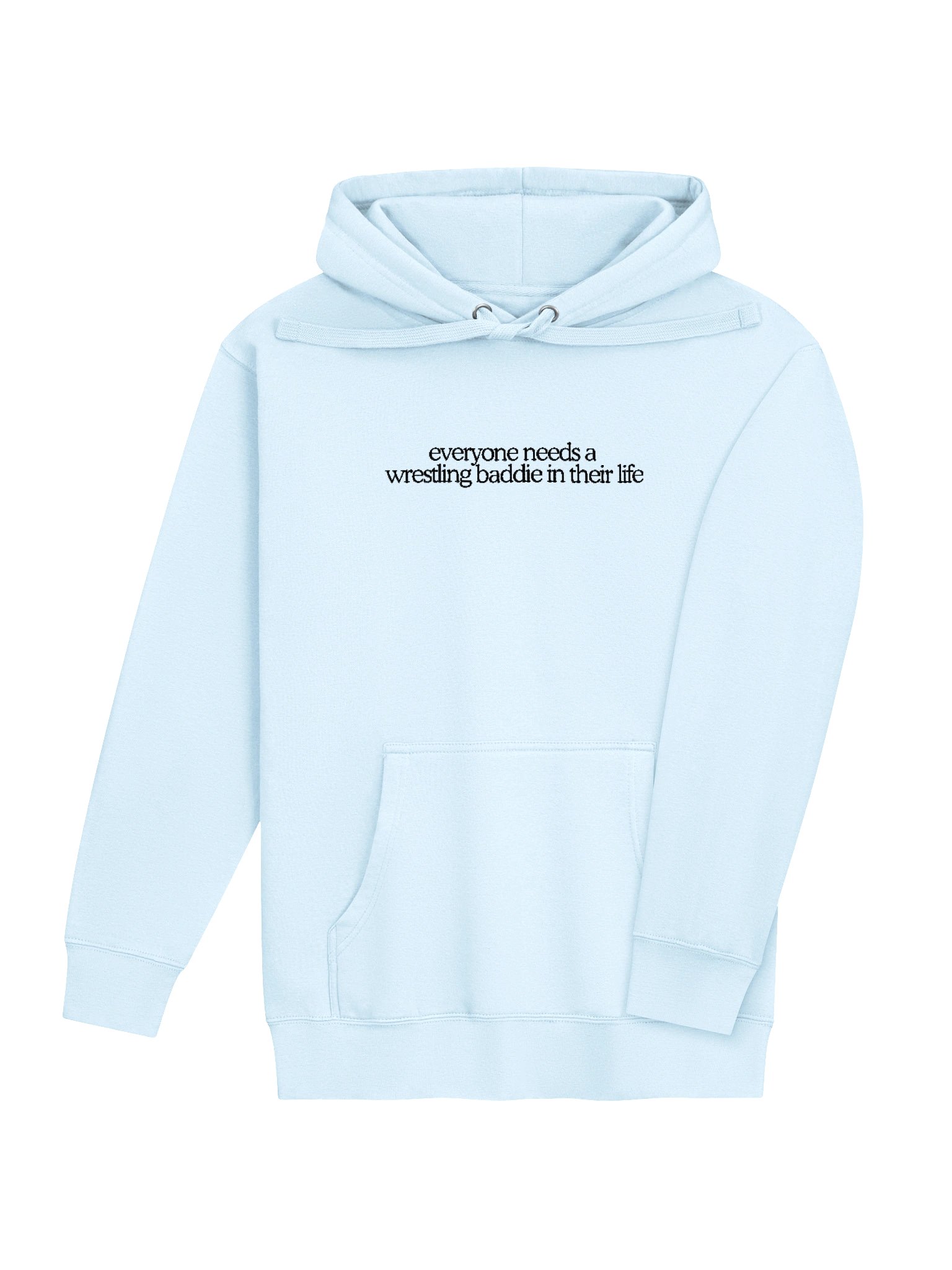 Everyone Needs A Wrestling Baddie In Their Life Embroidered Hoodie product image (16)
