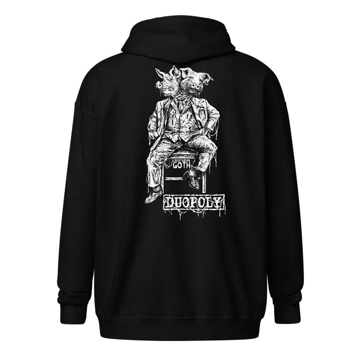 Duopoly Pigs Zip Hoodie product image (1)